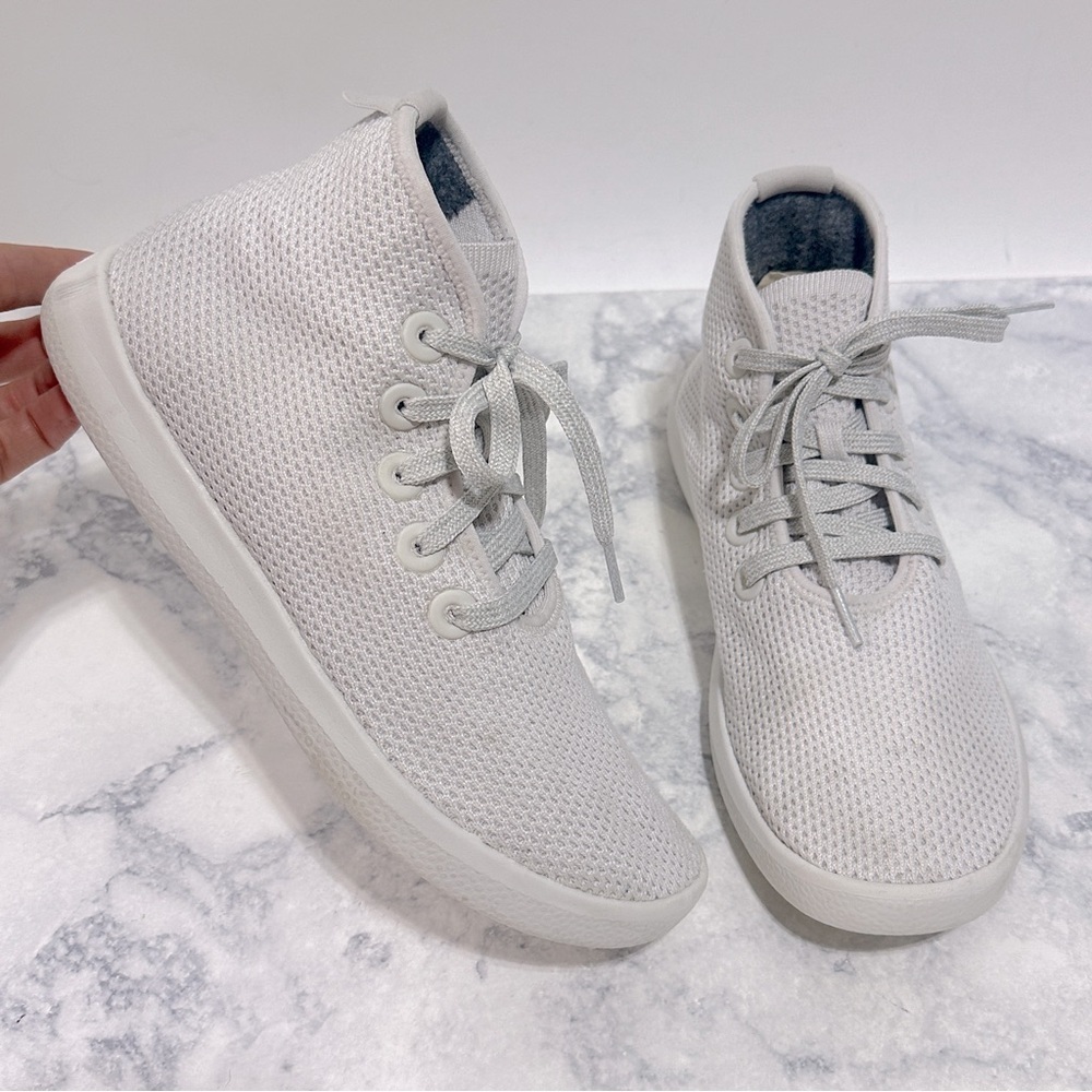Allbirds white high top Tree Topper sneakers women’s size 8